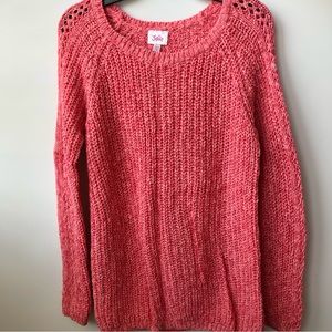 Justice Pink Knitted Sweater